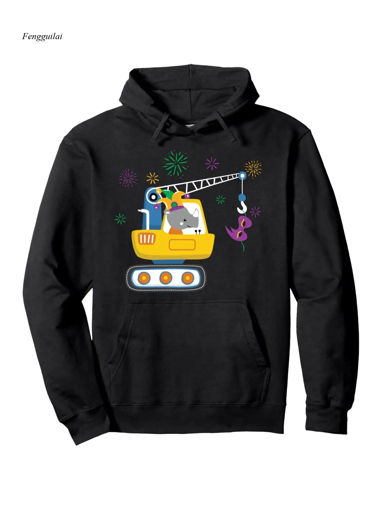 Black Beaded Hoodie… - image