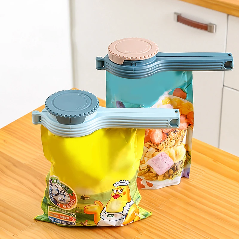 Seal Pour Food Storage Bag Clip Snack Sealing Clip Fresh Keeping Sealer Clamp Plastic Helper Food Saver Travel Kitchen Gadgets