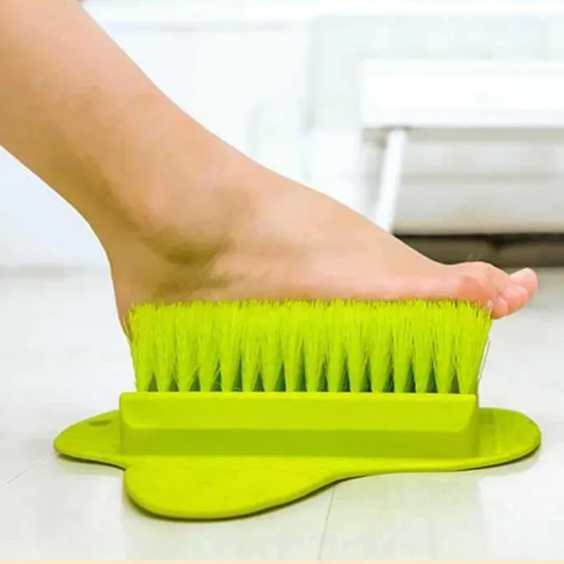 

Silicone Foot Brush Massage Slippers Bath Shoes Brush Pumice Stone Foot Remove Dead Skin Shower Foot Scrubber with Sucker