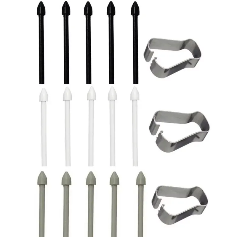 1-3set Replacement Tablet Pencil Nib for Samsung Galaxy S Pen Tab Titanium Alloy Wear Resistant Stylus Pen Tips with Tweezer Set