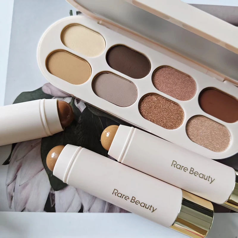 Rare Beauty 3D Facial Contour Stick Moisturizing Water Brightening Butter Lipstick Fine Shining Matte Eye Shadow Plate Cosmetics