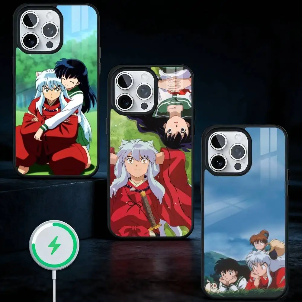 

Hot Japan Anime I-Inuyasha Phone Case For iPhone17,16,15,14,13 Plus,Pro Max Magnetic For Magsafe Wireless Charging