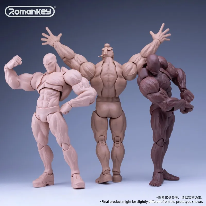 

18cm Romankey 1/12 Big Guy X Cowl Ums003 Super Flexible Joint Body Strong Muscle Male Action Figure Dolls Collection Gift Toy
