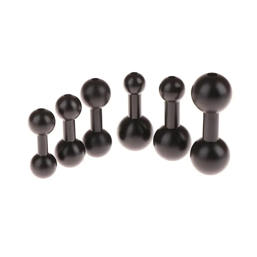 

1Pcs 17/20/25mm Motorcycle Camera Bracket Aluminum Alloy Universal Double Ball Head Dual-spherical Connecting Rod