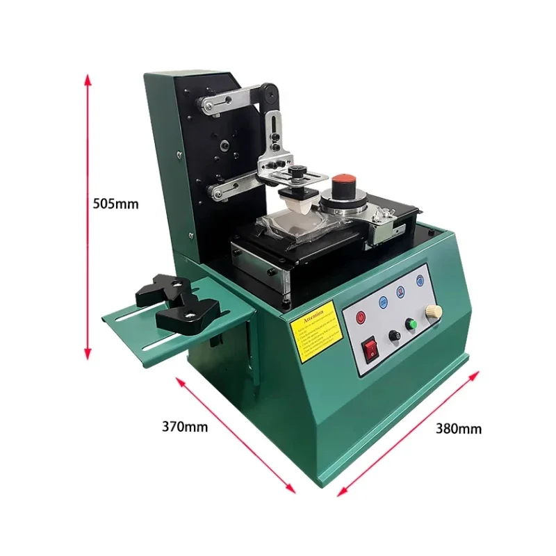 Automatische elektrische tampondrukmachine Oliebeker Codering Afdrukken Inkjetprinter Ronde fles Cosmetische tampondrukmachine