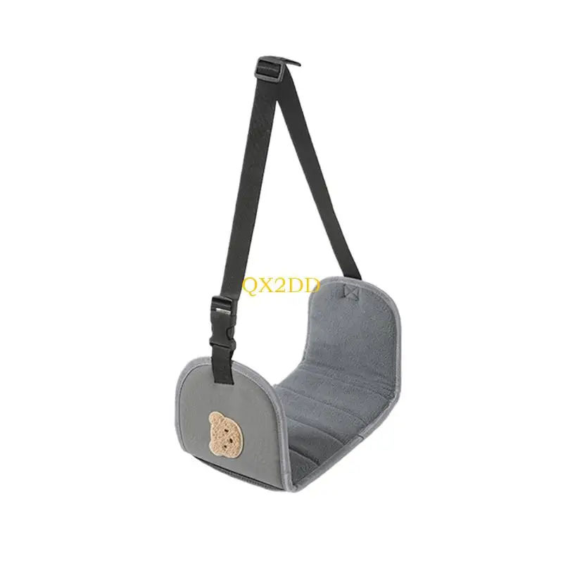 

QX2D Children's Leg Rest for Car Back Adult Long-distanced Safety Footrest Pedal Travel Car Driving Rest Tool