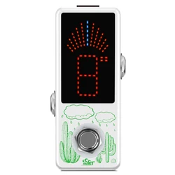 ISET-Sintonizador de guitarra de alta precisión, Pedal cromático automático con pantalla LCD para bajo de guitarra Volin, True Bypass PD-14