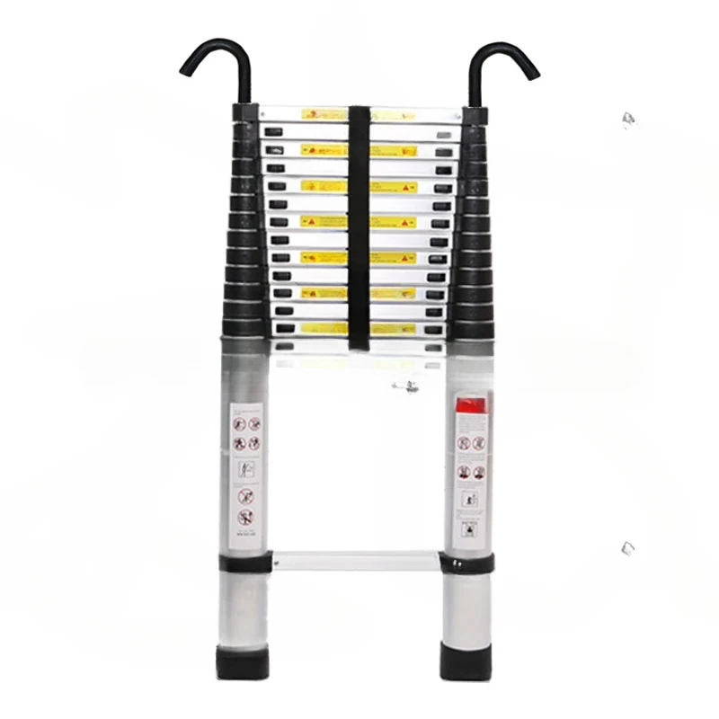 househol Telescopic Ladder PortableThickened Aluminum Ladders Engineering Outdoor Folding Ladder