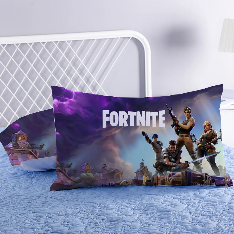 

FORTNITED наволочка аниме декоративная кавайная наволочка для мальчиков и девочек украшение дома детская спальня кровать диван украшение комнаты подарок