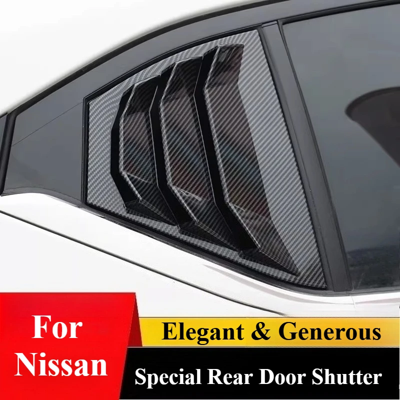 

For Nissan Sylphy/Sentra 2020-2023 Blinds Rear Side Rear Triangle Trend Appearance Modification Car Interior Accessories Tools