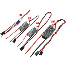 RC UBEC 3A 5A 7A 15A Lowest RF Noise BEC Full Shielding Antijamming Switching Regulator For Rc Drone Boat Car Helicopter