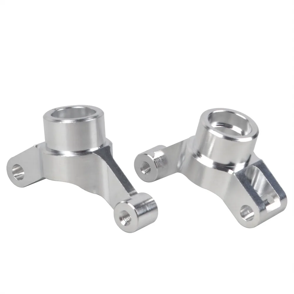 RC Aluminum Front C-Hub W/ Uprights Arms Set Compatibel with Tamiya TL01, GF-02, GF-01, WR-02G, WT-01, WT-01N, G6-01 Chassis