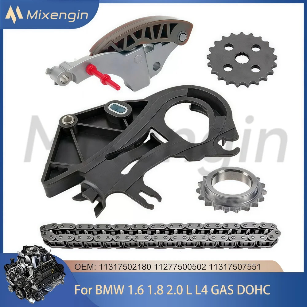 Engine Parts Oil Pump Drive Chain Kit For BMW E81 E87 E88 E82 E46 E90 E93 E92 E91 E60 1.6 1.8 2.0 L T N42 N46 N43 11237503107