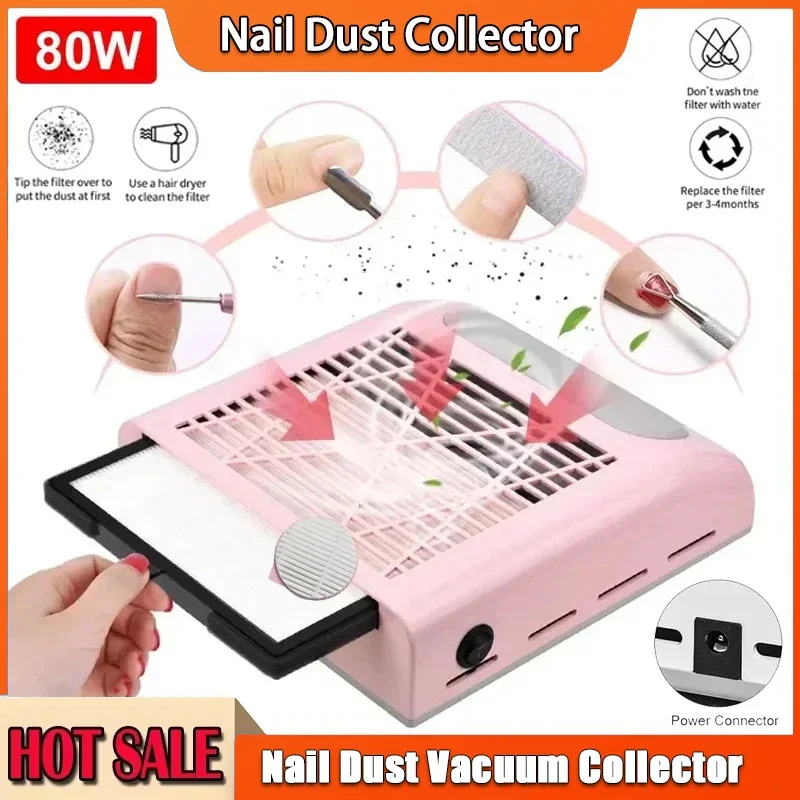 

Мощный пылесос для ногтей, машина для сбора пыли со съемным фильтром, вентилятор для извлечения ногтей, инструменты для маникюра