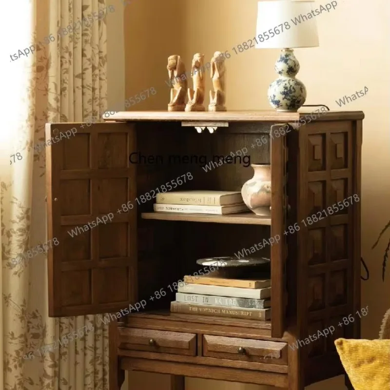 E182 Jewelry cabinet, bedroom, living room, high cabinet, antique and retro storage cabinet