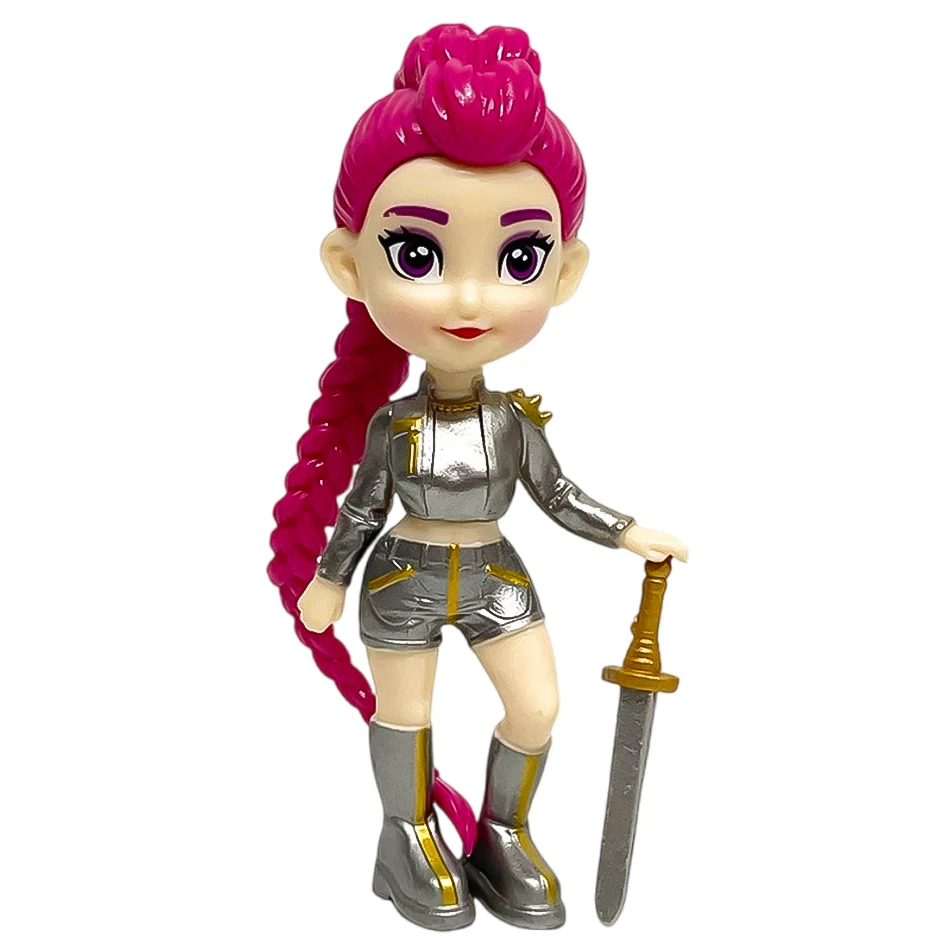 6pcs Kpop Demon Hunters blind box Figure Toy Cartoon Rumi/Mira/Zoey Action Figure PVC Model Desktop Decoration Doll Fans Gift