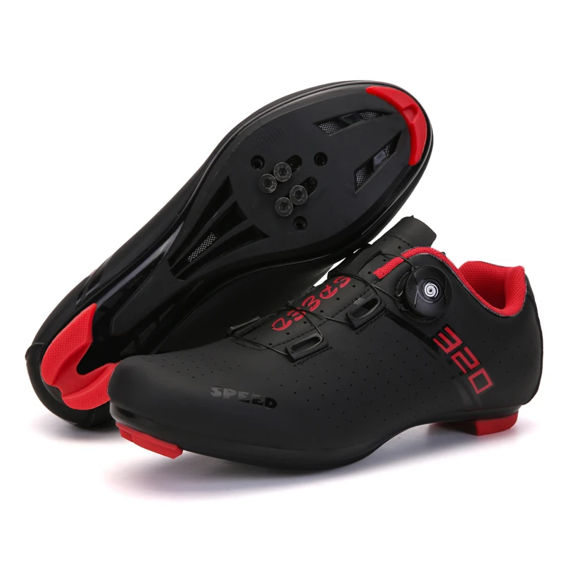 Men Cycling Shoes Road Cycling Sports Shoes Women MTB Racing Competition Self-Locking Cycling Shoes Spd Cleats Cycling Shoes