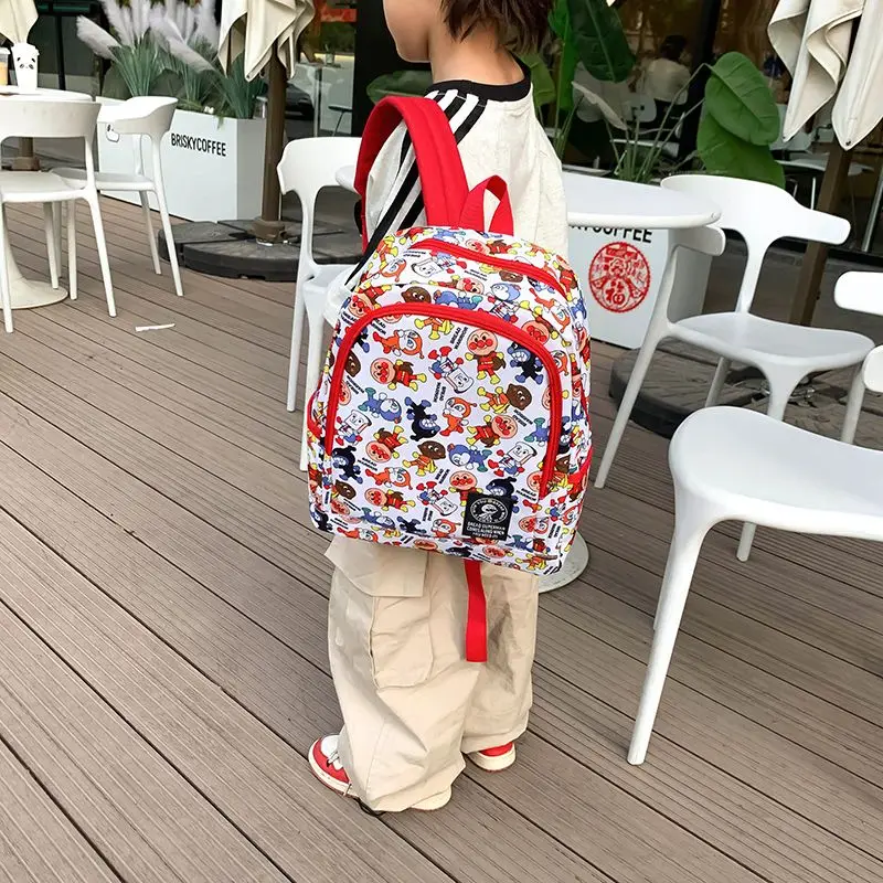 Anpanman الجبن الكلب baikinman الكرتون سعة كبيرة الإبداعية على ظهره الثانوية لطيف المحمولة طالب المدرسية هدية عيد