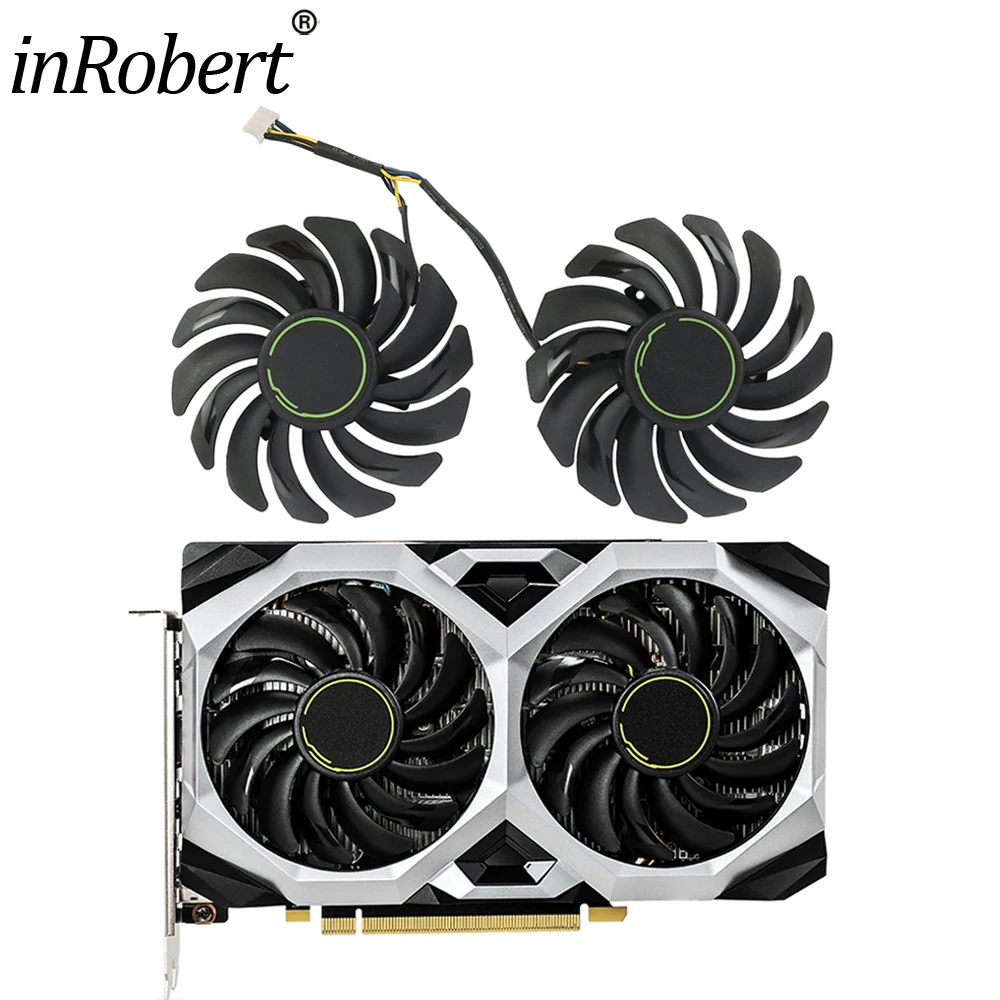 Ventilateur de refroidissement GPU PLD09210S12HH, pour gelée GeForce GTX 1660 SUPoll1660Ti RTX 2060 VENTUS XS OC, 87mm, nouveau