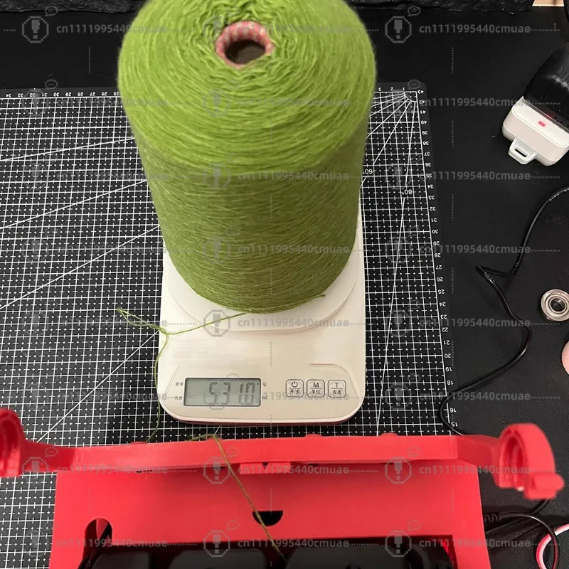 Portable Mini Yarn Winder with Length Calculator Weight Detection Desktop Electric Yarn Rewinder for Precision Winding