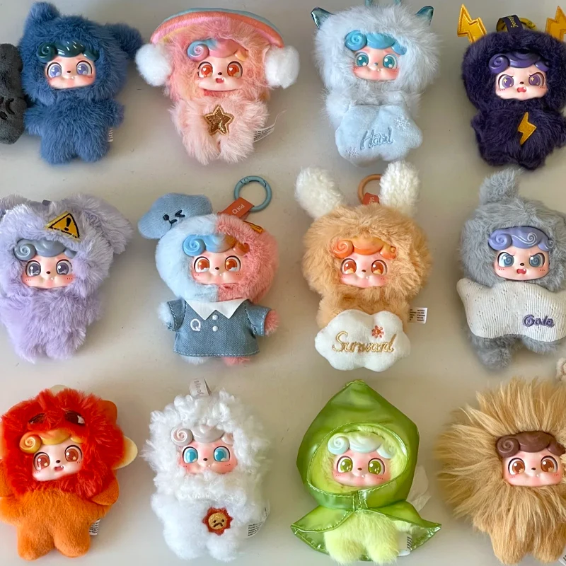 

Jotoys Q.Kid Weather Series Mini Plush Blind Box Trendy Toys Exquisite Cute Dolls Keychain Decoration Mystery Box Surprise Gifts