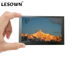5 Inch IPS Mini Monitor Capacitive Touch Screen Metal Case Small Display Speakers 800x480 TFT Lcd VESA Mount Touchscreen Monitor