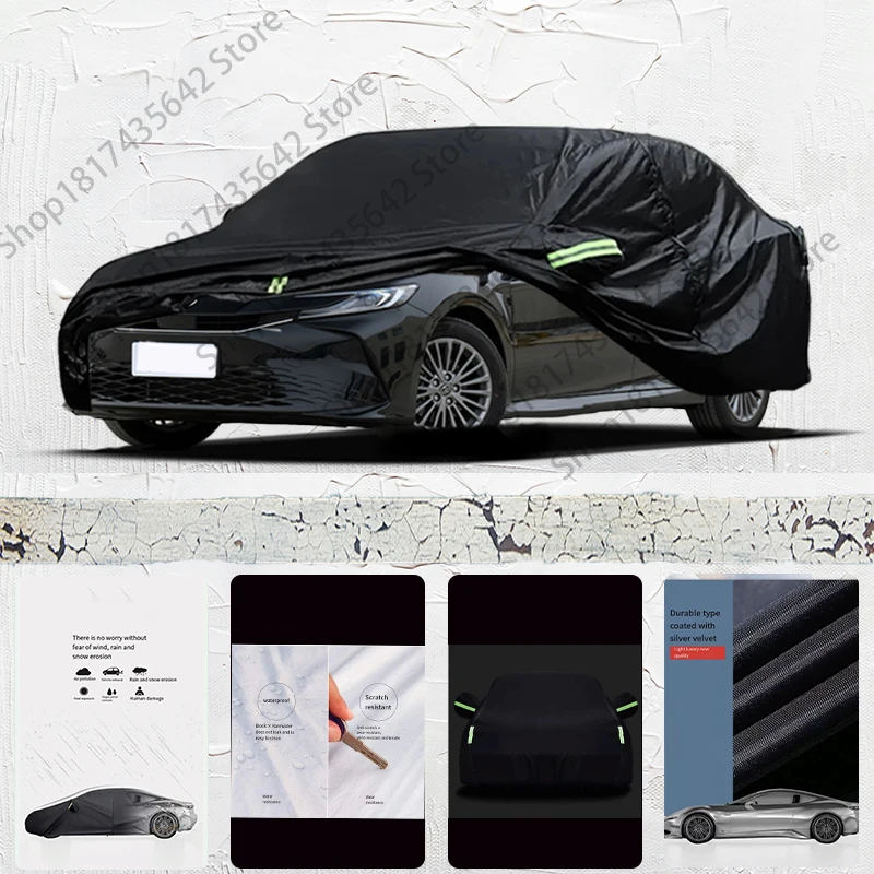 

For Toyota Camry Anti-UV Sun Shade Rain Snow Resistant Black Cover Dustproof Car umbrella Full Car Cover Outdoor Protection