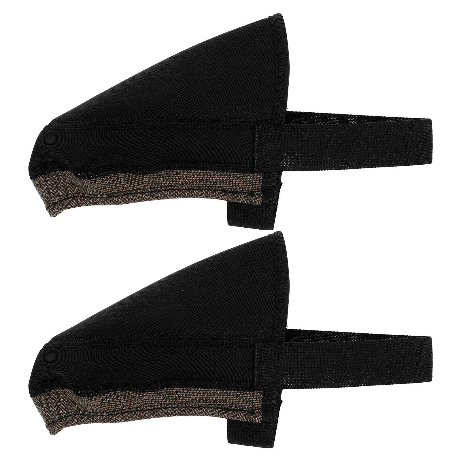 

1Pair Mountain Bike Shoe Covers Winter Cycling Shoes Warm Windproof Outdoor Half Sole Overshoes with Heel Strap Size S 41-43
