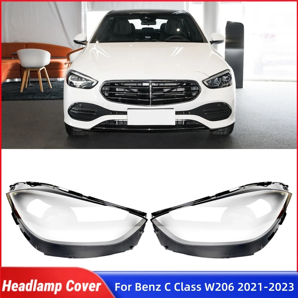 

Для Mercedes Benz C Class W206 C260L C300 2021 2022 2023 запасные части для салона автомобиля, корпус линзы, корпус фары