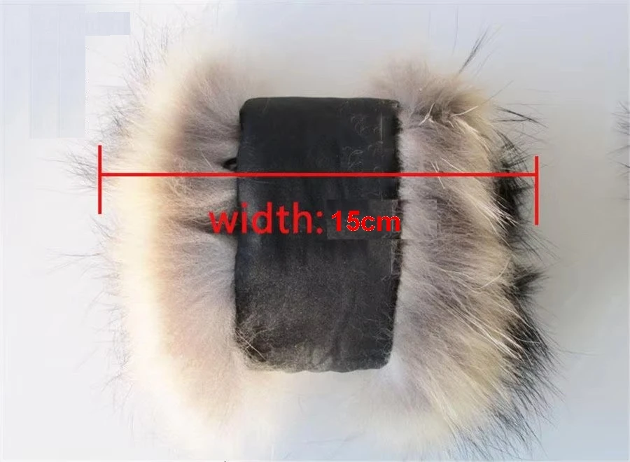 8 Color DIY Nature Genuine Fur Cuff Arm Warmers Real Raccoon Fur Boot Cuffs Sleeves Sleeve For Women Winter Coat Downcoat Gloves