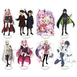 Hot Anime Seraph of the End Acrylic Stand Model Figure Cosplay Plate Holder Topper Birthday Fans Christmas Desk Decor Plate Gift