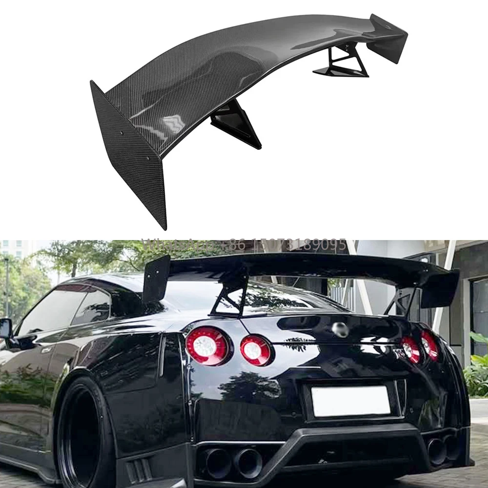 

Заднее крыло из углеродного волокна в стиле Apr для GTR R35 2008+ Заднее крыло багажника Ducktail