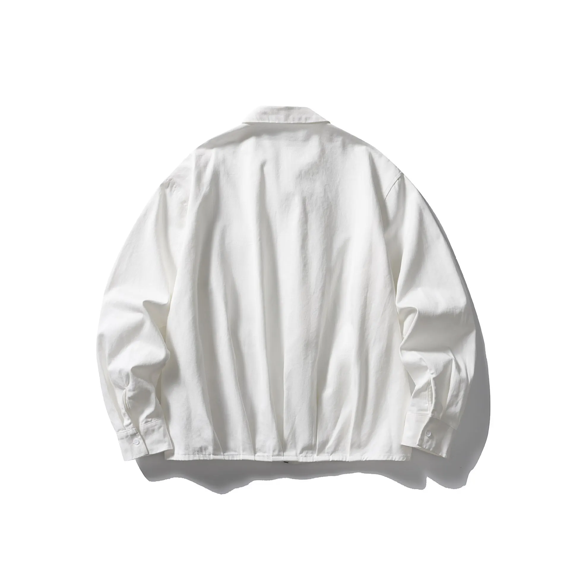 Men Teen Cityboy Outdoor Fashion Loose Casual Long Sleeve Cotton Cargo Shirts Coat Male Japan Streetwear Shirts Blouses Tops