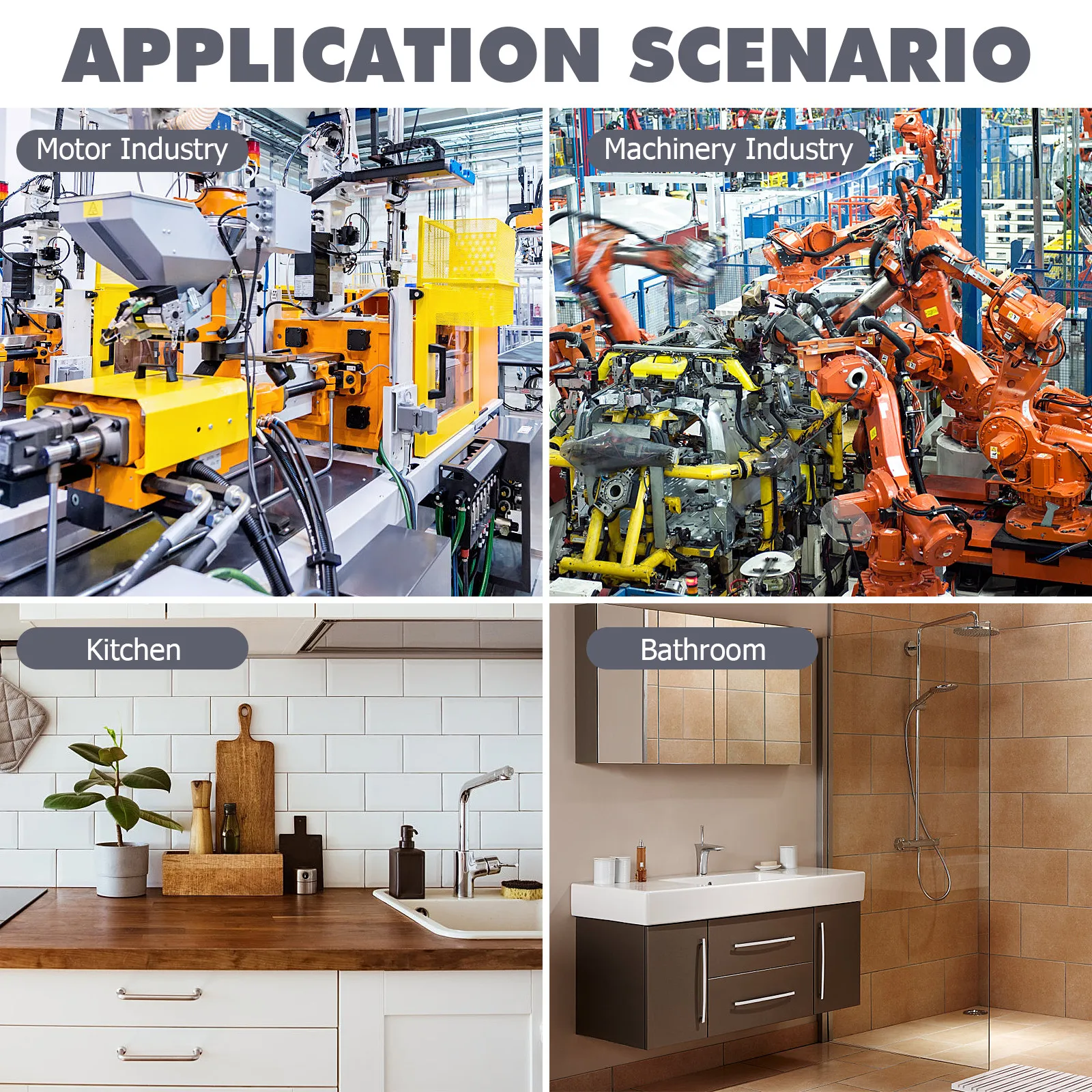 

8 Inch Tap Escutcheon Plate Stainless Steel Build Lifetime Durability for Kitchen Sink Mounting Hole Cover Accessory