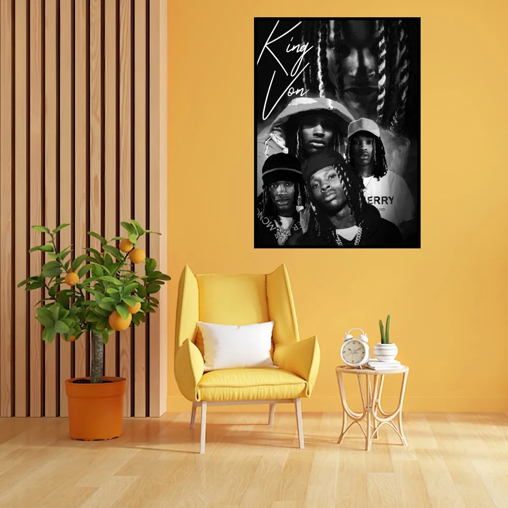 Rapper K-King Von Don’t miss Poster Prints Wall Painting Bedroom Living Room Decoration Office Home