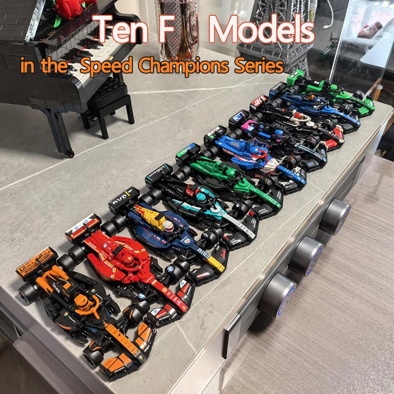 

Building toy sports car model children adult gifts 2601 pcs ten f one f 1 Models in the Speed Champions Series