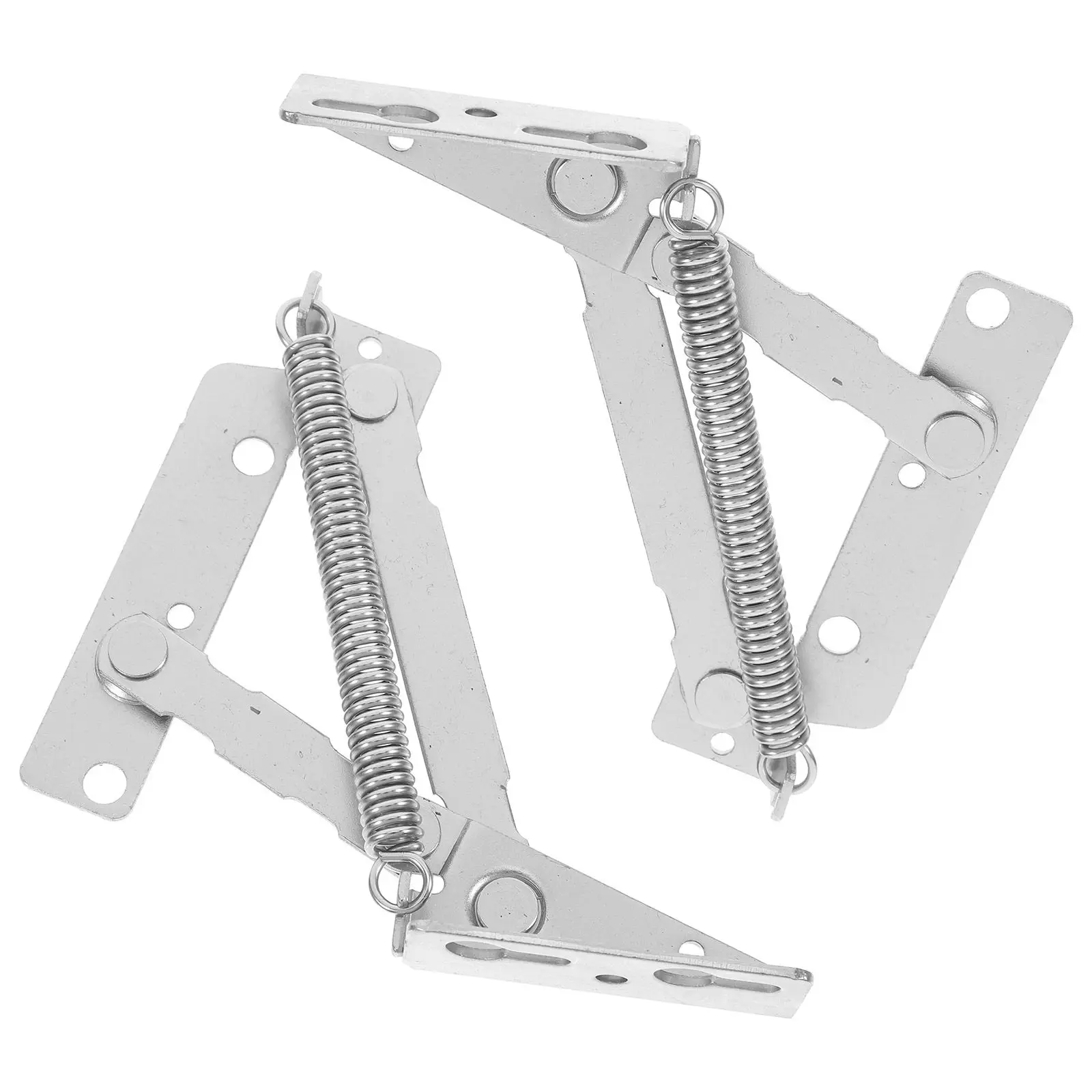 

2 шт. 80-градусные ножничные петли для шкафов, сверхмощные складные пружинные опоры для диванов-кроватей, мебельной фурнитуры и аксессуаров для хранения