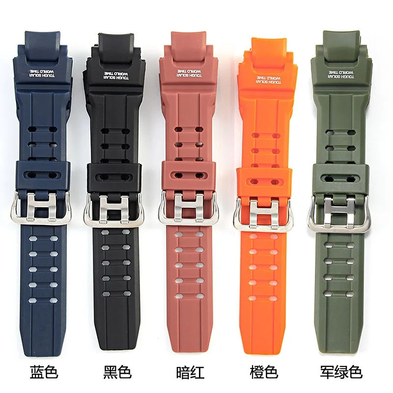Convex Interface Silicone Watch Strap Rubber Watch Band for Casio G-Shock Gravity GA-1000 GA-1100 GW-A1000 GW-A1100 GW-4000