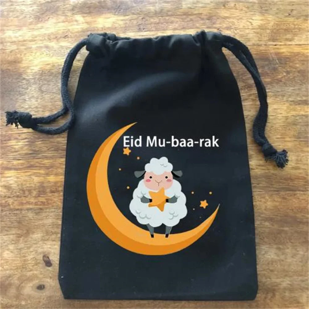 12  sheep Eid Mubarak gift bag happy Al-Adha Muslim Islamic Ramadan Kareem Iftar Feast Of Sacrifice Meal Party decoration favor