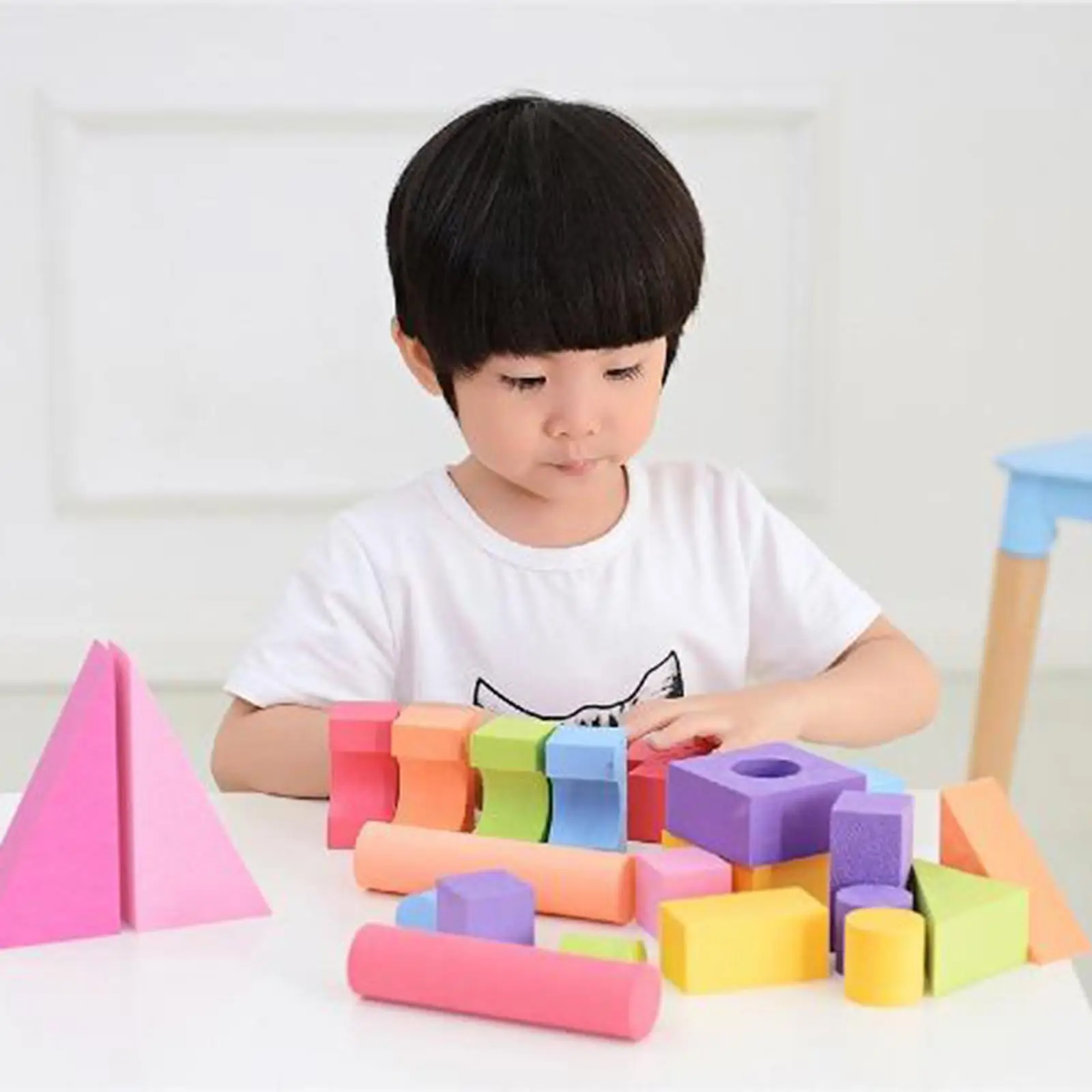 25 Pieces Eva Foam Building Blocks, The Blocks Stack Toy Set for