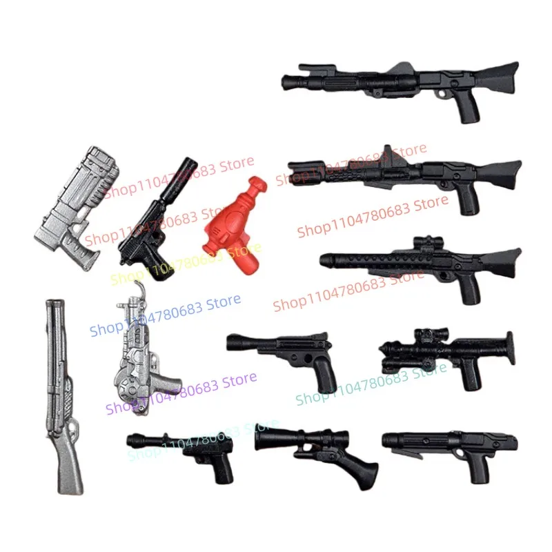 MOC Building Blocks Military Equipment Pistol Accessories Mini Figures Anime Movie Decorative Toys Gifts Hobby Collectibles