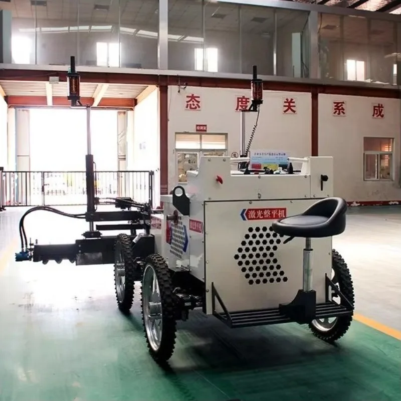 Laser Concrete Screed Telescopic Boom Screed Self Leveling Concrete Equipment Fully Automatic Cement Leveling Machine Drive
