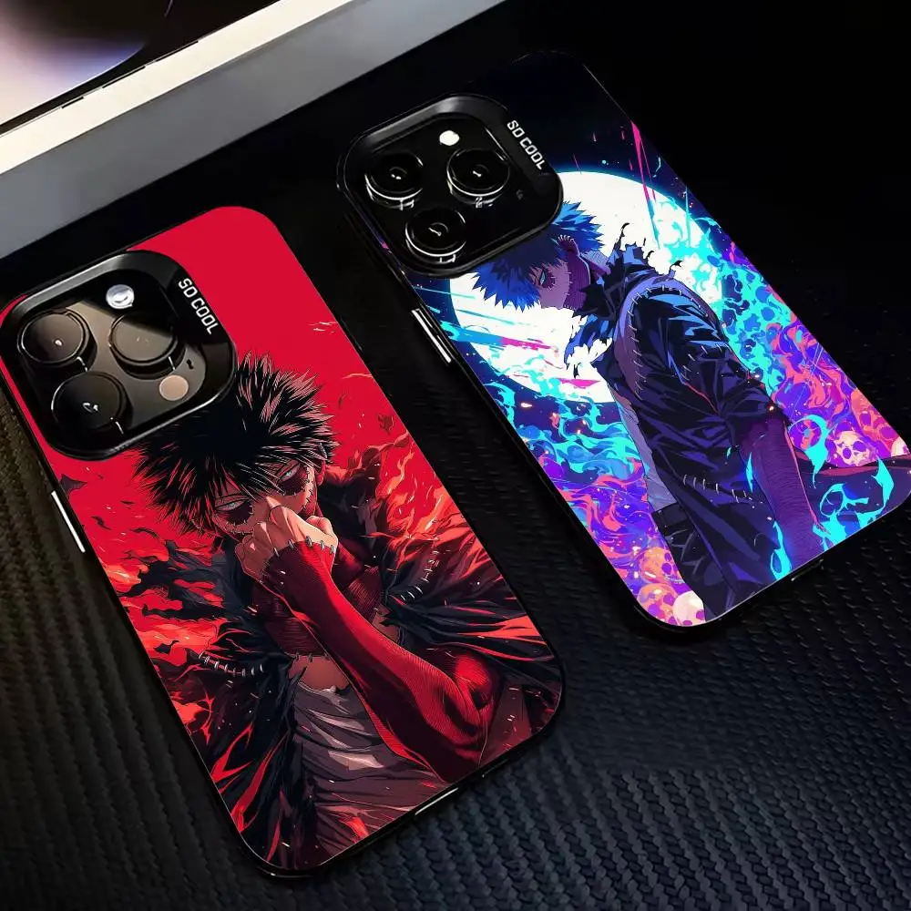 

D-Dabi My H-Hero A-Academia-DMHA Phone Case For iPhone 17,16,15,14,13,12,11 Plus,Pro Max,XS,Colored Silver Plated Inside Cover