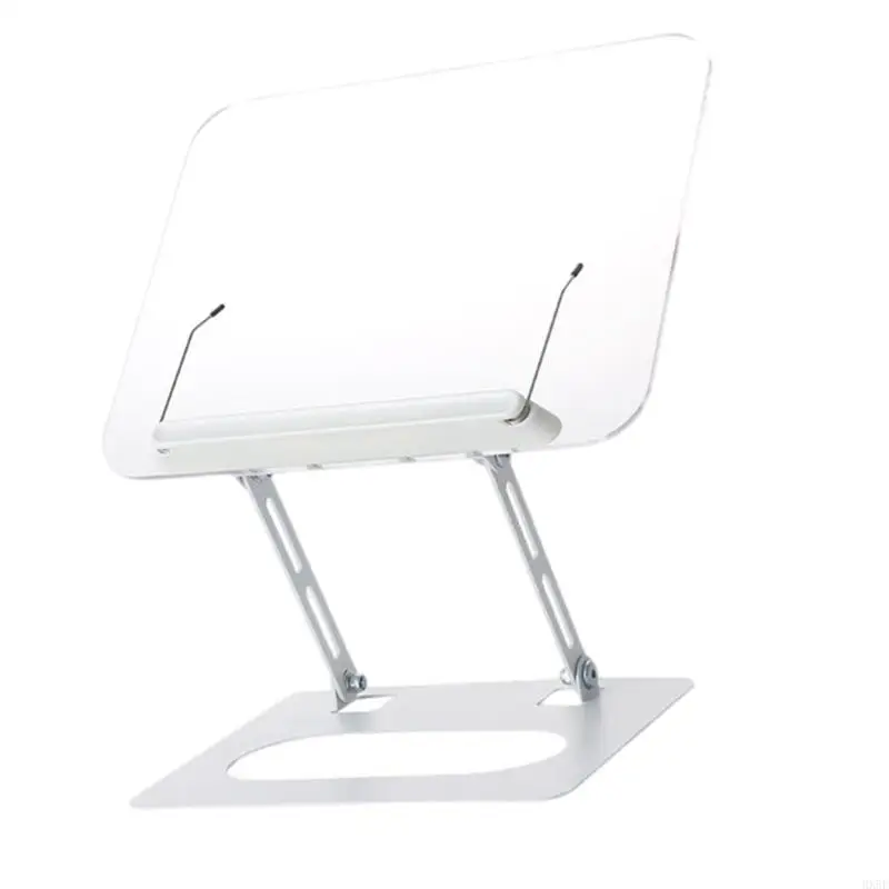 Aluminum and Acrylic Reading Book Stand with 360 Rotating Option Foldable Holder HX5E