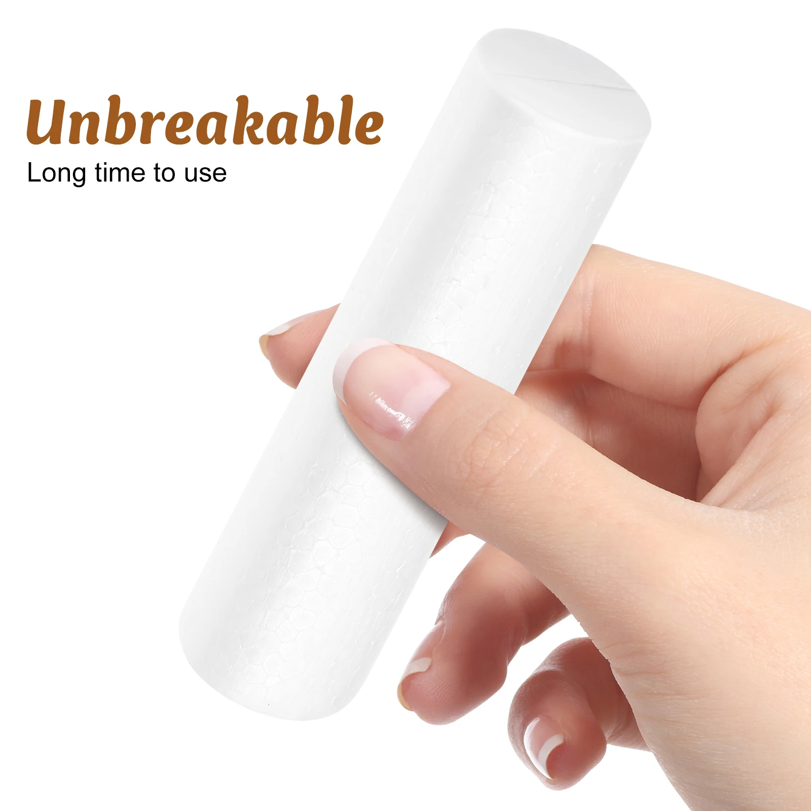 

20pcs Cylinder Cylindrical Diy Craft Rods Diy Craft Foam Rods Polystyrene Block Decor Supplies Home Wedding Party