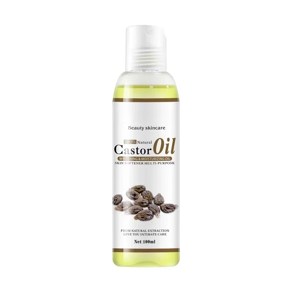 Pure Natural Castor Bean Essential Oil Lymphatic Oil SPA Suitable for Body Relaxing Massage Oil Smoothing Skin Care