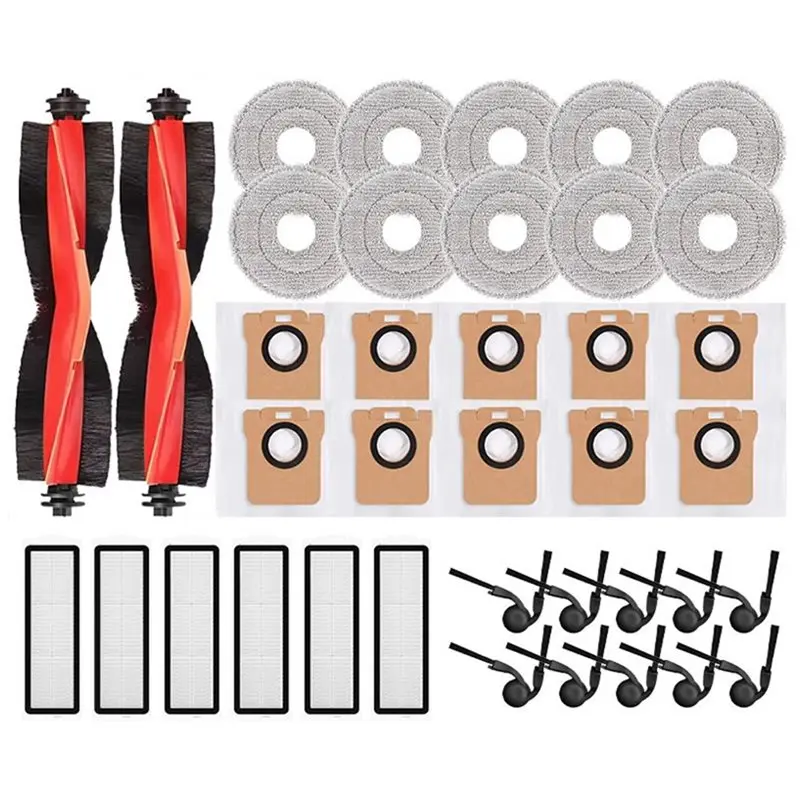 

X09A For Robot Vacuum 5 / OV31GL Accessories Main Side Brush Mop Cloth HEPA Filter Dust Bag Replacement Spare Parts