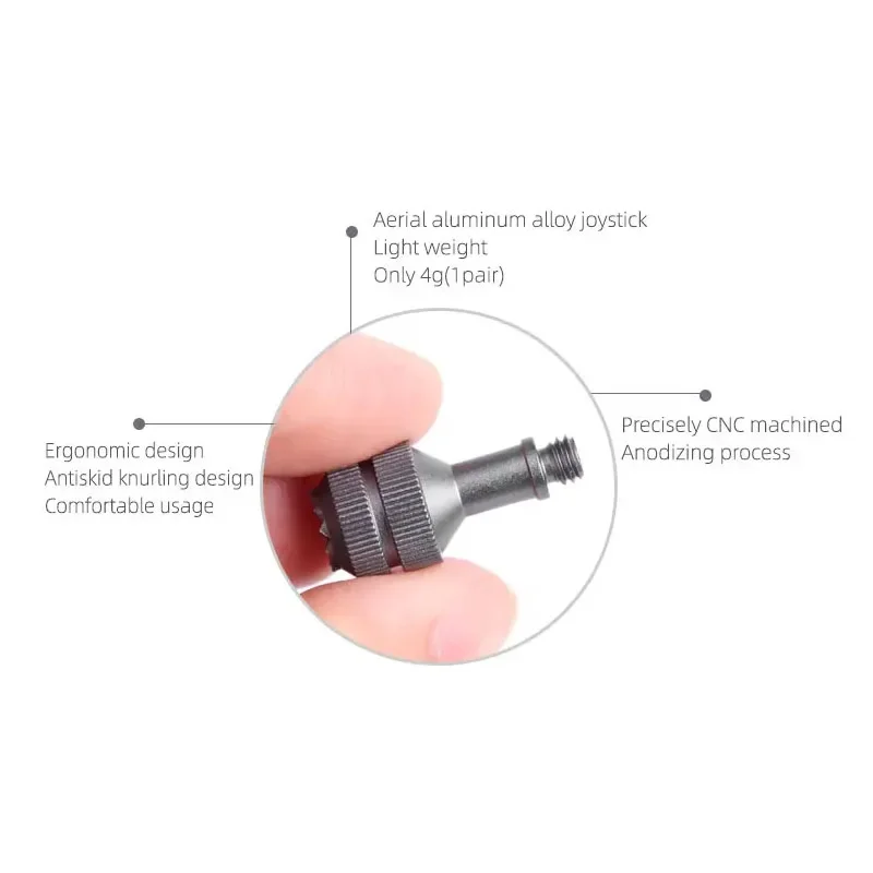 Control Stick Thumb Rocker Joysticks For Air 2/Air 3//Air 2S/Mavic 3/Mini 2/Mini 3 Pro/Mini4 Pro Joysticks For DJI RC N1/RC N2