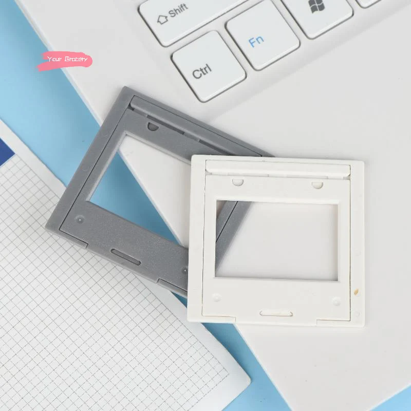 Y-10Pcs 135 Reversal Film Frame Set Plastic Vintage for Lantern Slide Camera Film Scan Negatives Compatible with Magic Lantern