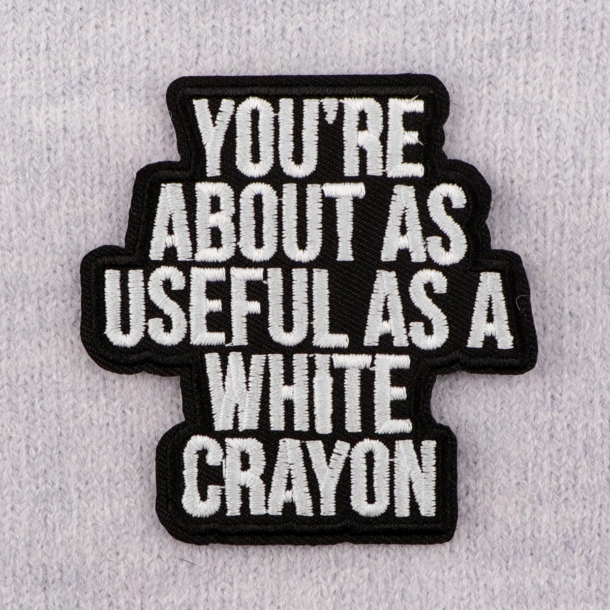 VERY NICE Patches On Clothes ADHD Embroidered Patches Funny Quotes Sew Badges Iron On Patch DIY Clothing Accessories